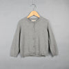 Spring and Autumn Children Clothing Girl Cotton Knit Cardigan Sweater, Kid Size: 80cm(Gray)