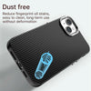 For iPhone 14 Plus Carbon Fiber Series IMD Phone Case(Black)