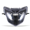 Motorcycle LED Retro Headlights LED Far Near Beam Lights For Yamaha LC135 V2-V6(Transparent Glass)