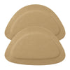1pair Sneakers Martin Boots Anti-Abrasion Heel Stickers Heel Invisible Self-Adhesive Shoe Stickers, Color: Khaki Thin