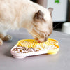 Silicone Licking Mat for Dogs & Cats, Yellow, Slow Feeder