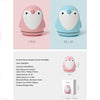 220ml Aroma Humidifier Cute Penguin USB Air Diffuser Home Office Car Mist Maker Air Purifier(Pink)