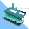 For iPhone 11 Magnetic Holder Phone Case (Lake Blue + Blue-green)