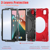 For Xiaomi Pad 5 / Pad 5 Pro Silicone + PC Tablet Protective Case(Red)