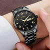 OLEVS 5563 Men Luminous Waterproof Quartz Watch(Black)