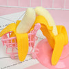 Children Decompression Simulation Peeling Banana Vent Toy(Yellow)