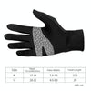 BOODUN B271054 Outdoors Ridding Full Finger Gloves Mountaineering Silicone Sliding Touch Screen Gloves, Size: M(Black)