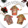 Christmas Wooden Creative House Accessories Scene Decoration(Santa Claus)