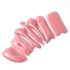7PCS/Set Facial Tendon Stick Facial Scraping Board Meridian Acupuncture Pen, Shape: Pink