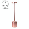 JB-TD003 I-Shaped Table Lamp Creative Decoration Retro Dining Room Bar Table Lamp, Specification: UK Plug(Rose Gold)