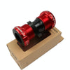 Meroca Mountain Bike Bottom Axle One Hollow Bb Bicycle Screw-In Bottom(Red)