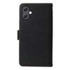 For Samsung Galaxy A06 4G BETOPNICE BN-005 2 in 1 Detachable Imitate Genuine Leather Phone Case(Black)