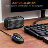 Desktop Computer External Switch Restart Button Computer Power Extension Cable, Color: Rubberized Oil Translucent