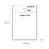 100PCS Phone Case Plastic Self-Sealing Pearl Packaging Bags, Size: 12x21cm (Yellow)