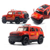 1:36 Off-road Police Car Ambulance Model Boy Car Toy With Sound and Light(Red)