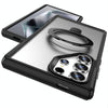For Samsung Galaxy S24 Ultra 5G Skin Feel Magnetic Holder MagSafe Phone Case(Frosted)