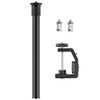 PULUZ C Clamp Mount Light Stand Extension Central Shaft Rod Monopod Holder Kits, Rod Length: 33-60cm(Black)