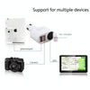 Two USB Port 2 in 1 DC/DC Power Adapter Car Charger with 12V Accessory Socket , For iPad/ iPhone/ iPod/ BlackBerry/ Galaxy/ Other Smartphone