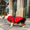 Reflective Snowflake Christmas Dog Coat, Small - Waterproof & Warm