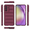 For Samsung Galaxy A56 5G Magic Shield TPU + Flannel Phone Case(Wine Red)