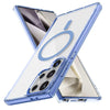 For Samsung Galaxy S25 Ultra 5G Ice Color Magnetic Series TPU Hybrid Acrylic Magsafe Phone Case(Yuanfeng Blue)