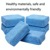 FJDLK-001 Microfiber Car Washing Cleaning Waxing Polishing Sponge Towel Cloth Square Car Care Tools 4cm Thick(12x8x4cm)