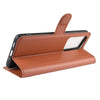 For Galaxy S20 Ultra Litchi Texture Horizontal Flip Protective Case with Holder & Card Slots & Wallet(Brown)