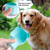 Portable Pet Water Dispenser 500ml, Leakproof, Blue