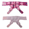 Denim & Canvas Dog Harness with 3D Lace, Pink, L + Lead