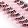 10pairs /Box Half False Eyelashes With Transparent Stems Natura Extension Lashes Y1002