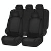Universal Car Seat Cover Polyester Fabric Automobile Seat Covers Car Seat Cover Vehicle Seat Protector Interior Accessories 9pcs Set Black
