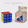 YJ Three Level Touch Smooth Magic Cube Educational Toys(As Show)