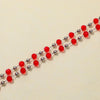 Necklace Personalized Handmade Crystal Bead Chain Mask Anti-Lost Lanyard Glasses Chain(Black)