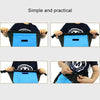 Outdoor Folding Double Shoulder Bag Dry Sack PVC Waterproof  Backpack, Capacity: 25L (Sky Blue)