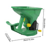 Hand-Powered Seed Spreader for Fertilizer, Salt, Ice Melt Gardens Lawns Small Farms Tool