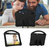 For iPad 10.2 2021 / 2020 / 2019 EVA Flat Anti Falling Protective Case Shell with Holder(Black)