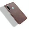 For Xiaomi Redmi Note 8 Shockproof Litchi Texture PC + PU Case(Brown)