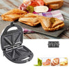 3 in 1 Sandwich Maker Multi-Function Waffle Maker Panini Breakfast Maker, EU Plug