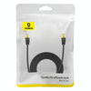 Baseus PCWL-A105 High Speed CAT7 10Gigabit Ethernet Slender Cable, Length:3m(Black)