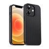 For iPhone 12 Pita Series TPU + PC Texture Phone Case(Black)
