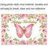 1.5m X 1m Butterfly Pattern Photography Backdrop Birthday Party Decoration Background Cloth(MDN11756)
