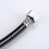 304 Stainless Steel Metal Weave High-pressure Explosion-proof Hot And Cold Water Inlet Hose, Size:40 cm