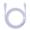 Baseus Pudding Series 20W Type-C to 8 Pin Fast Charging Data Cable, Length:1.2m(Purple)