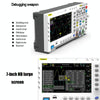 FNIRSI 2 In 1 Dual-Channel 100M Bandwidth Digital Oscilloscope 1GS Sampling Signal Generator, EU Plug 1014D +P4100 Probe