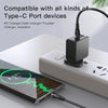 YESIDO CA110 1.2m 4A Type-C to Dual Type-C + Dual 8 Pin Charging Cable(Black)