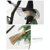 Halloween Broom Witch Doll Pendant Ghost Festival Party Props(Green)