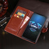 For Asus ROG Phone 5S idewei Crazy Horse Texture Horizontal Flip Leather Case with Holder & Card Slots & Wallet(Dark Blue)