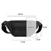 WEPOWER Leisure Sports Outdoor Mesengers Bag Large Capacity Chest Bag(Black)