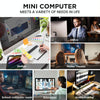 N100/DDR5 12th AlderLake-N100 Dual 4K60Hz Office And Home Mini PC, Spec: 12G+0 /EU Plug