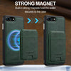 For iPhone 8 Plus / 7 Plus LC.IMEEKE L3 Series Detachable RFID Card Bag Magsafe Phone Case(Green)